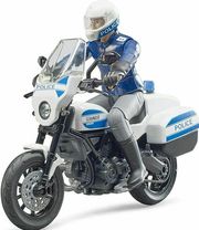 BRUDER BWORLD SCRAMBLER DUCATI POLICE MOTORCYCLE