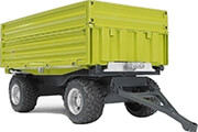BRUDER FLIEGL 3-SIDE TIPPER WITH CLIP-ON SIDE WALL
