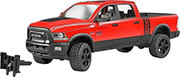 BRUDER RAM 2500 POWER WAGON (RED/BLACK)