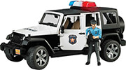 BRUDER BRUDER JEEP WRANGLER UNLIMITED RUBICON POLICE VEHICLE (WITH POLICE OFFICER)