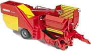 BRUDER GRIMME SE 75-30 POTATO HARVESTER WITH 80 IMITATION POTATOES