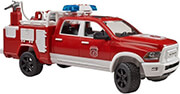BRUDER RAM 2500 FIRE DEPARTMENT VEHICLE WITH LIGHTS AND SOUND