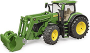 BRUDER BRUDER JOHN DEERE 7R 350 WITH FRONT LOADER (GREEN)