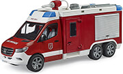 BRUDER MERCEDES BENZ SPRINTER FIRE BRIGADE VEHICLE (INCLUDING LIGHT + SOUND MODULE)