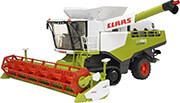 BRUDER BRUDER CLAAS LEXION 780 TERRA TRAC COMBINE HARVESTER (GREEN/WHITE)