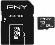 PNY PERFORMANCE PLUS 128GB MICROSDXC MEMORY CARD C10 + ADAPTER P-SDU12810PPL-GE