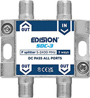 EDISION ΔΙΑΚΛΑΔΩΤΗΣ ΙΣΤΟΥ 3 WAYS F 5-2400MHZ SDC-3