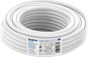 EDISION ΚΑΛΩΔΙΟ COAXIAL ICX-5 CCS AL ECA PVC ΛΕΥΚΟ 5M