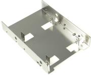 SILVERSTONE SILVERSTONE SDP08 3.5'' TO 2X2.5'' BAY CONVERTER NICKEL