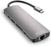 SHARKOON SHARKOON USB 3.0 TYPE C COMBO ADAPTER DARK GREY