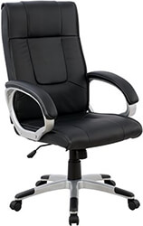 HM ΚΑΡΕΚΛΑ ΓΡΑΦΕΙΟΥ CHANDER ΔΙΕΥΘΥΝΤΙΚΗ HM1092.01 ΜΑΥΡΗ