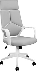 ΚΑΡΕΚΛΑ ΓΡΑΦΕΙΟΥ ANIVIA HM1054.21 ΓΚΡΙ &amp; ΠΟΔΙ ΛΕΥΚΟ