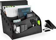 ΘΗΚΗ ΑΡΧΕΙΟΘΕΤΗΣΗΣ ΕΓΓΡΑΦΩΝ BERTA ΑΠΟ ΜΕΛΑΜΙΝΗ HM9204.01 ΜΑΥΡΟ 34X27X27Y ΕΚ.