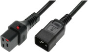 ASSMANN SERVER POWER CABLE, MALE C20, H05VV 3 X 1.5MM2 TO C19 IEC LOCK, 2M BLACK φωτογραφία