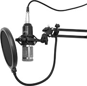 MEDIA-TECH MEDIA-TECH STUDIO AND STREAMING MICROPHONE KIT MT397S SILVER