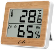 LIFE LIFE WES-107 DIGITAL INDOOR THERMOMETER WITH HYGROMETER