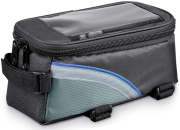 OEM BICYCLE BAG WITH EARPHONE OUTLET AND REFLECTIVE ELEMENTS.
