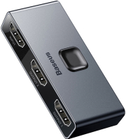 BASEUS BASEUS MATRIX HDMI SPLITTER 4K 2-IN-1 SPACE GREY