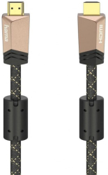 HAMA HAMA 205025 PREMIUM HDMI CABLE WITH ETHERNET PLUG - PLUG FERRITE METAL 1.5 M