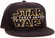 STAR WARS VII - THE FORCE AWAKENS LOGO BLACK SNAP BACK CAP