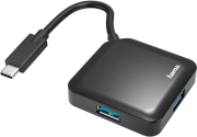 HAMA 200112 USB-C HUB 4 PORTS USB 3.2 GEN 1 5 GBIT/S BLACK