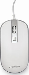 GEMBIRD MUS-4B-06-WS OPTICAL MOUSE USB WHITE/SILVER
