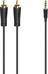 HAMA HAMA 205261 AUDIO CABLE 3.5 MM JACK PLUG - 2 RCA PLUGS STEREO 3.0 M