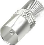 HAMA HAMA 205223 SATELLITE RECEIVER ADAPTER F-SOCKET - COAX PLUG