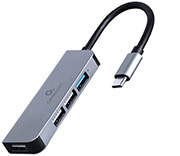 GEMBIRD UHB-CM-U3P1U2P3-01 4-PORT USB TYPE-C HUB (1 X USB 3.1 + 3 X USB 2.0)