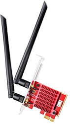 CUDY CUDY WE3000S ETHERNET ADAPTER PCIE, TRI BAND, 24/5/6 GHZ, 574 - 2400 MBPS