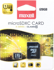 MAXELL MAXELL X-SERIES 128GB MICRO SDXC CLASS 10 + ADAPTER