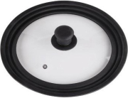 HAMA 111545 XAVAX UNIVERSAL LID WITH STEAM VENT FOR POTS AND PANS 24 26 28 CM GLASS