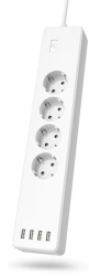 HAMA HAMA 176574 WLAN SOCKET STRIP 4-WAY WITHOUT HUB INDIVIDUALLY SWITCHABLE 4-PORT USB