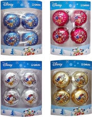 OEM ΜΠΑΛΕΣ MICKEY &amp; FRIENDS ΠΑΚ=4 ΤΕΜ Φ7.5CM