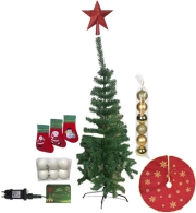 ΧΡΙΣΤΟΥΓΕΝΝΙΑΤΙΚΟ ΔΕΝΤΡΟ ΜΕ ΟΛΑ ΤΑ ΣΤΟΛΙΔΙΑ 1,80M