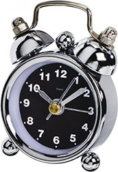 HAMA 186394 NOSTALGIA ALARM CLOCK, MINI, BLACK