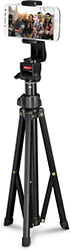 HAMA 04646 ROTARY SMARTPHONE 150 TRIPOD, SET WITH BLUETOOTH&amp;REG; REMOTE SHUTTER RELEASE