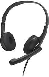 HAMA HAMA 139934 HS-USB250 V2 PC OFFICE HEADSET, STEREO, BLACK