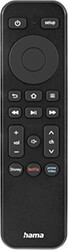 HAMA 40070 REMOTE CONTROL FOR TV + NETFLIX, PRIME VIDEO, DISNEY+ BUTTONS, PROGRAMMABLE