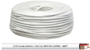 OEM SP-033-S/100M ΟΜΟΑΞΟΝΙΚΟ ΚΑΛΩΔΙΟ ΕΙΚΟΝΑΣ RG59 ΚΑΙ ΤΡΟΦΟΔΟΣΙΑΣ DC ΓΙΑ ΚΑΜΕΡΕΣ ΑΣΦΑΛΕΙΑΣ