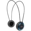 crypto hp 100 on ear headphone black blue photo crypto hp 100 on ear headphone black blue photo