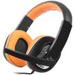 natec nsl 0712 kingfisher headphones with microphone orange photo natec nsl 0712 kingfisher headphones with microphone orange photo