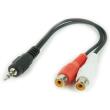 cablexpert cca 406 35mm plug to 2xrca sockets stereo audio cable 02m photo cablexpert cca 406 35mm plug to 2xrca sockets stereo audio cable 02m photo