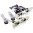 delock tr89178 pci express card to 4x serial photo delock tr89178 pci express card to 4x serial photo