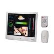 hama 95282 8slsws digital photo frame 8 slim steel weather station photo hama 95282 8slsws digital photo frame 8 slim steel weather station photo