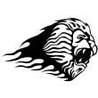 windowsticker lion 002 black photo windowsticker lion 002 black photo