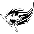 windowsticker shark 002 black photo windowsticker shark 002 black photo