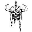 windowsticker skull 015 black photo windowsticker skull 015 black photo