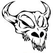 windowsticker skull 018 black photo windowsticker skull 018 black photo