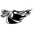 windowsticker snake 002 black photo windowsticker snake 002 black photo